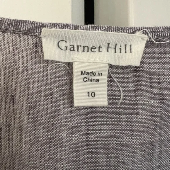Used Garnett Hill dress with under slip. Size 10. - Picture 2 of 6